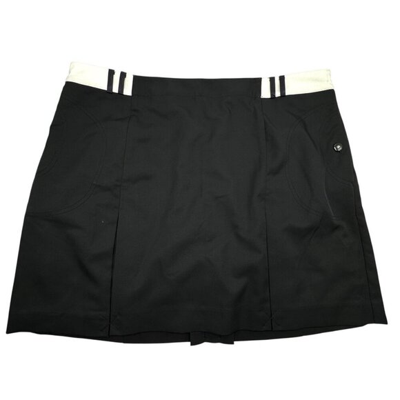 NWT Izod Cool FX Black White Pink Golf Active Skort Skirt Short Women’s Size 16 - Picture 7 of 16